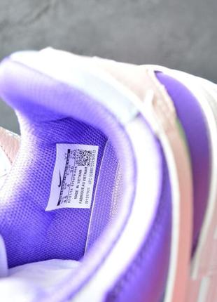 Nike air force shadow кроссовки женские кожаные топ найк шадоу осенние кеды белые с фиолетовым5 фото