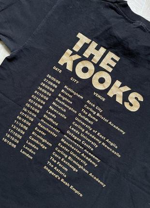 Футболка rare the kooks band tee vintage rock english tour big logo iron maiden slipknot metallica acdc5 фото