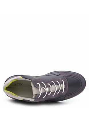 Кожаные мужские кроссовки ecco soft xm 41-42 размер6 фото