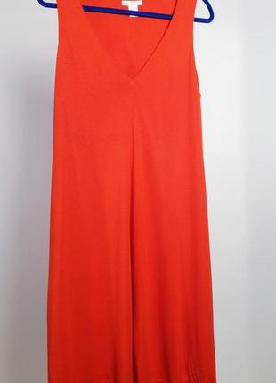 Віскозна сукня вільного фасону трендового кольору h&m2 фото