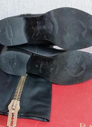 Кожаные осенние сапоги на низком ходу basconi, размер 36.5 фото