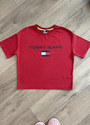 Жіноча футболка оверсайз tommy jeans