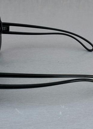 Жіночі сонцезахисні окуляри великі квадратні чорні3 фото