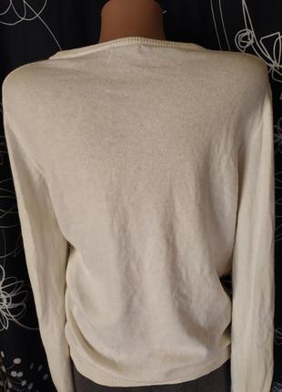 Масляний светр, джемпер на гудзички віскоза шерсть2 фото