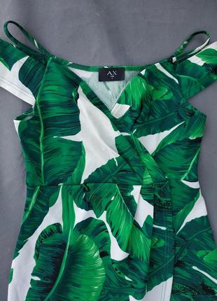 Соковита тропічна міді сукня uk123 фото