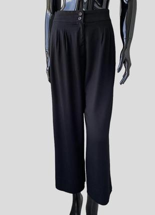 Віскозні широкі штани кюлоти h&m вільного крою висока посадка талія 100% віскоза5 фото