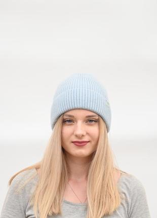 Шапка жіноча тейлор небесний 04622