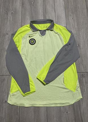 Лонгслив nike f.c. football shirt - barely volt/reflect silver