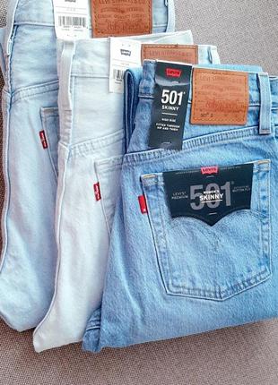 Джинсы levi's premium 501 skinny1 фото