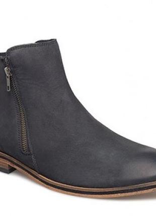 Черевики челсі superdry trenton zip boot 42 eu black nubuck нові