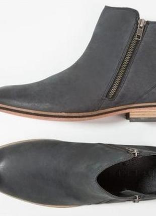 Ботинки челси superdry trenton zip boot 42 eu black nubuck новые5 фото