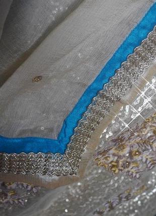 Индийский восточный костюм, пентджаби, туника, сари.5 фото