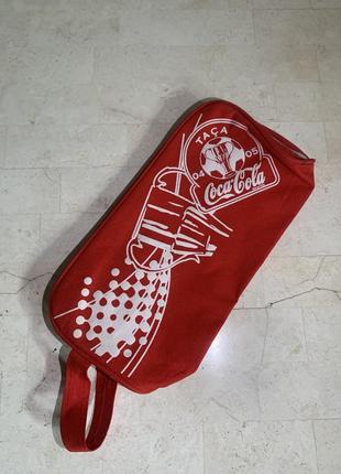 Косметичка нова брендова coca cola червона тканинна