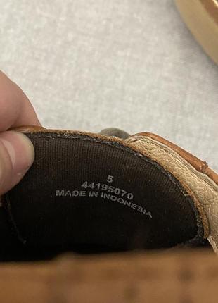 Кожаные женские туфли броги, оксфорды, clarks, оригинал, коричневые, размер 389 фото