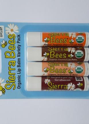 Sierra bees

набір органічних бальзамів для губ, 4 штуки по 4,25 г