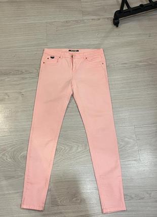 Розовые/мятные джинсы pull &amp; bear5 фото