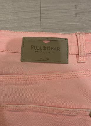 Розовые/мятные джинсы pull &amp; bear7 фото