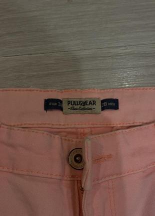 Розовые/мятные джинсы pull &amp; bear8 фото