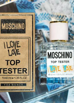 Женская парфюмированная вода moschino i love love