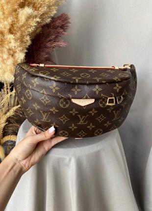 Бананка louis vuitton bumbag brown