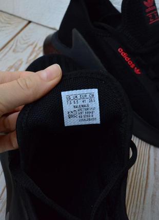 Adidas yeezy boost кросівки чоловічі літні сіткою чорні з червоним сітка7 фото