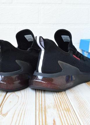 Adidas yeezy boost кросівки чоловічі літні сіткою чорні з червоним сітка9 фото