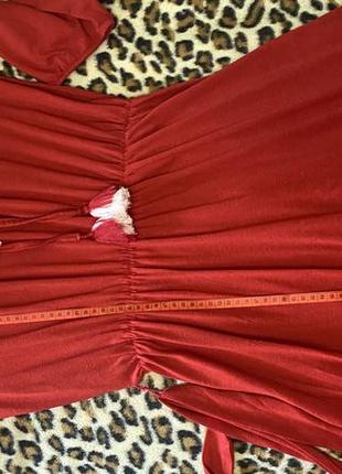 Красное платье women’secret, р. s (26), 165/88a7 фото
