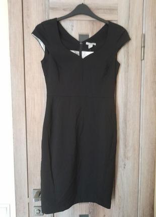 Стильное черное платье футляр h&amp;m2 фото