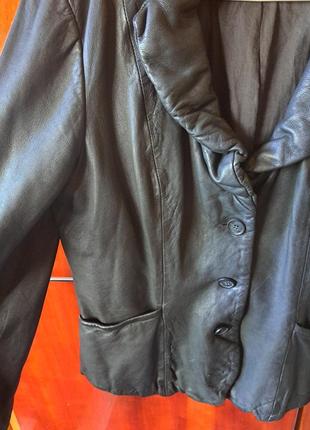 Стильная кожаная курточка allsaints ayala jacket оригинал6 фото
