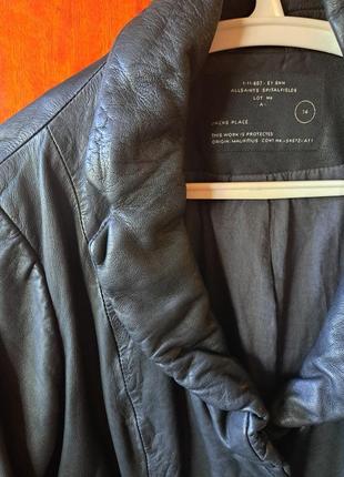 Стильная кожаная курточка allsaints ayala jacket оригинал7 фото