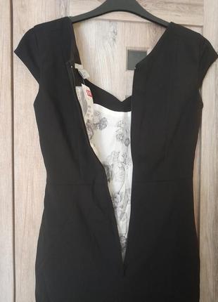 Стильное черное платье футляр h&amp;m8 фото