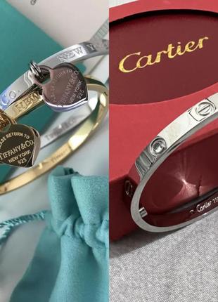 Браслеты cartier ,подвески ,браслеты tiffany