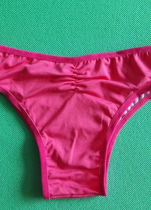 Плавки для купальника женские тонкие 46 розовый2 фото