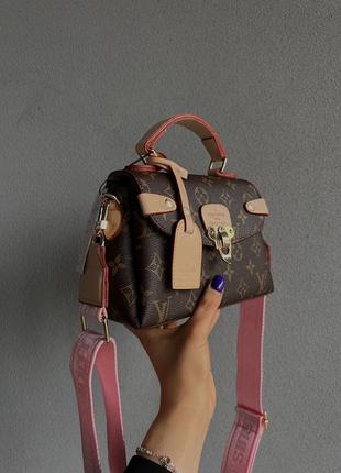 Сумка louis vuitton madeleine bb brown/camel