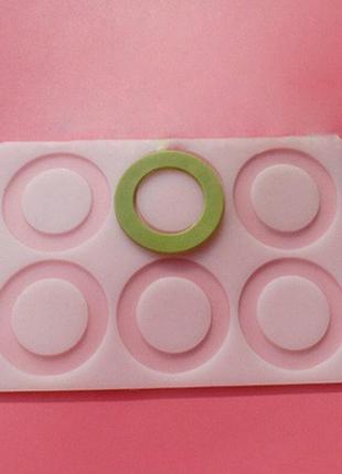 Формочка для шоколада "круги" - размер молда 19,4*13,4см, пищевой силикон7 фото