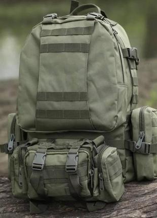 Рюкзак molle assault 55л + 3 органайзера свинца r-20