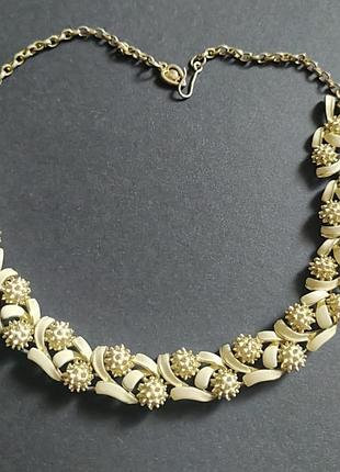 Кольє бренд емаль метал довжина 47 см