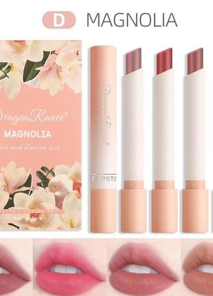 Помада матовая для губ  набор 4 шт  magnolia