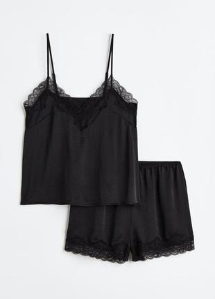 Женская пижама ночнушка майка шорты h&m