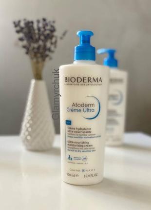 Bioderma atoderm nourishing créme ultra creame для сухої і дуже сухої,атопічної шкіри.500 мл