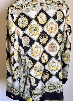 Винтажный шелковый пиджак marina sitbon pour kamosho paris3 фото