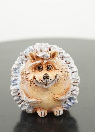 Фигурка в виде ежика hedgehog figurine бело-синий ежик1 фото