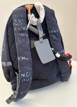 Текстильный рюкзак в стиле chanel2 фото