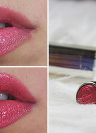 Увлажняющая двухцветная помада dior addict tie dye lipstick 004 cosmic pink тестер1 фото