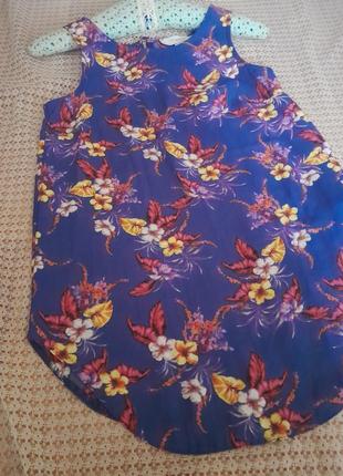 Красивая легкая летняя блуза в цветы primark