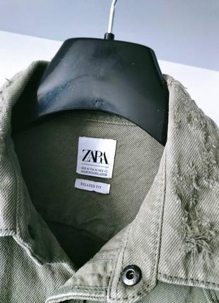 Куртка -рубашка zara размер м3 фото