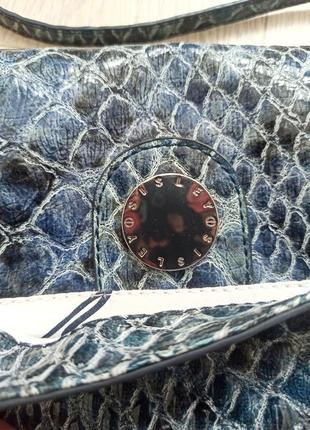 Сумочка клатч sisley, сумка під крокодилячу шкіру5 фото