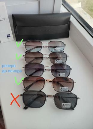 Фирменные узкие солнцезащитные очки с шорой havvs polarized окуляри9 фото