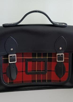 Сумка-ранець сambridge satchel з натуральної шкіри.