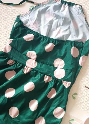 Горох сукня зелена широка пишна7 фото